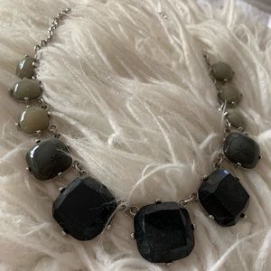 Statement Necklace | Black & Grey